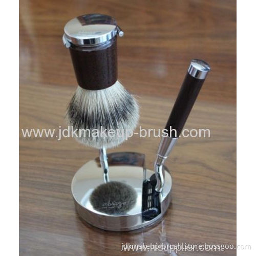 Jdk Top Quality Silvertip Badger Hair Shaving Brush With Razor And Stand 